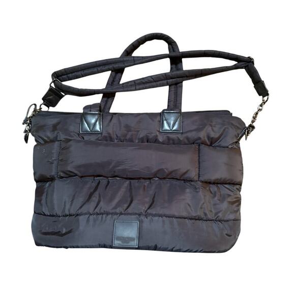 Cynthia Rowley Puffy Quilted Nylon Tote | Diaper, Laptop, or Travel Bag - Picture 1 of 3